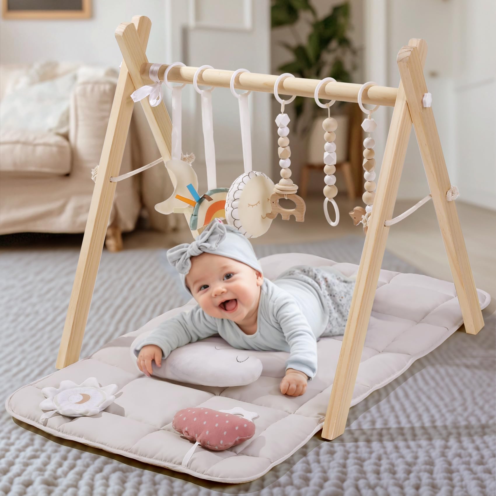 Wooden Play Gym main image 1