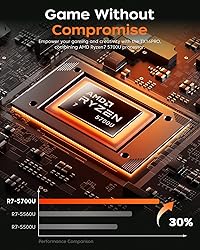 Gaming Laptop, Laptop Computer with AMD Ryzen 7