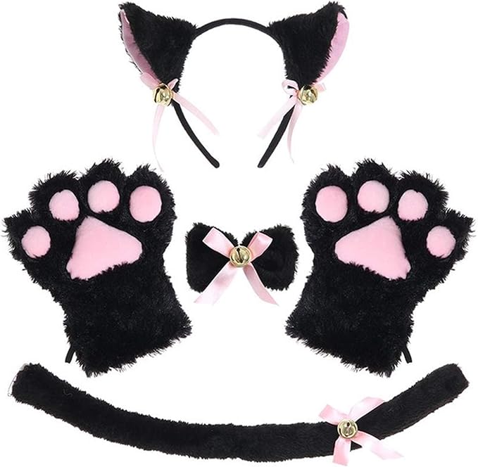 Cat Paw Pad Sock for Women,Thigh High Socks Cute 3D Cat Kitten Paw Pad