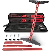 Stair Tread Gauge Template Tool, 10-67 Inches Adjustable Aluminum Alloy Stair Measuring Jig for Accurate Measurement,Includes Storage Bag