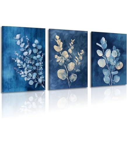 Amazon.com: ZXHYWYM Floral Wall Art Set of 3 Watercolor