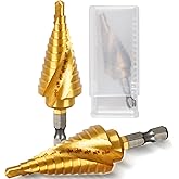 DWA1786IR StepBit Impact Ready Step Drill Bit for Metal | DWA1786IR StepBit for DE-WALT step drill bit ，impact Ready for Metal 3/16-Inch-7/8-Inch