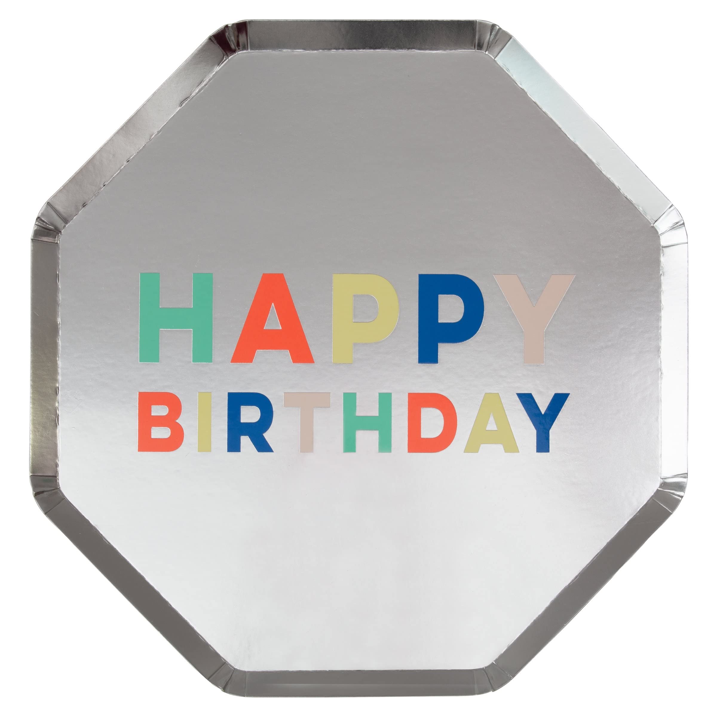 Meri Meri Birthday Palette Dinner Plates (Pack of 8)