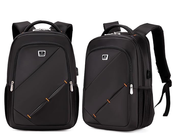 Shuaibo Notebooktasche bis 15.6 Zoll USB Lade Rucksack für Tablet PC Computertasche Laptop Rucksack gepolstert