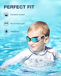 ZIONOR Kids Swim Goggles, 2 Packs G1MINI Polarized