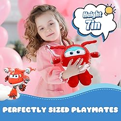 Super Wings 7" Dizzy Plush Toys, Soft Cuddly
