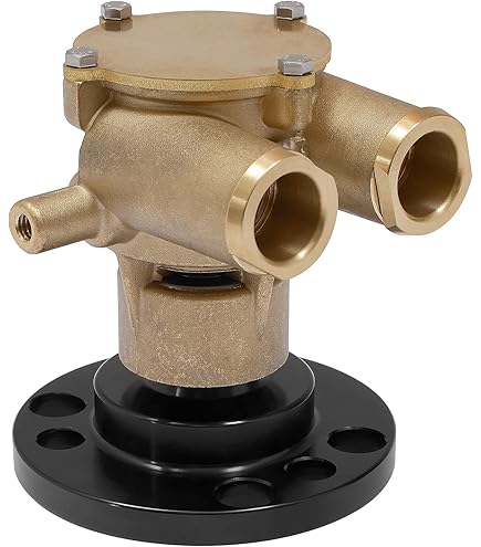 thumbnail image 2 of JSProxam Water Pump Impeller Kit For Johnson F6 Series – Spline Drive, Brass/Neoprene 2 of 3