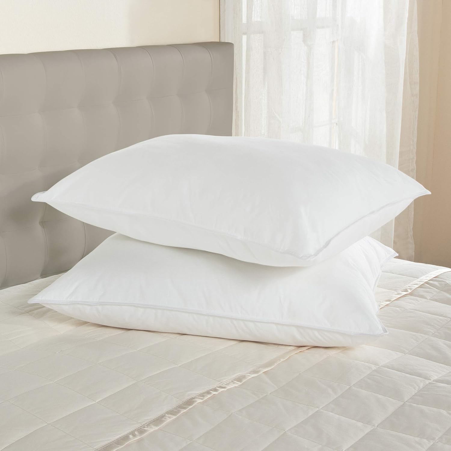 SleepExpert Soft Cotton Hotel & Home Bed Sleeping Pillow l Bed Pillow l