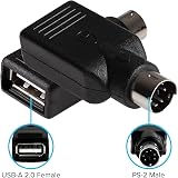 Maplin USB-A Female to PS2 Male Adapter Converter Keyboard Mouse PC Computer view 3