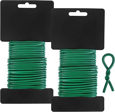 tenn well Garden Wire 3.5mm 16M Green Plant Twists Cables Vines Support