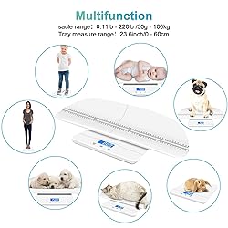 MINDPET-MED Digital Pet Scale, Baby Scale, with 3