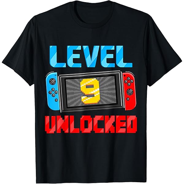 Amazon.com: Level 9 Unlocked Gamer 9th Birthday Gift Video Game
