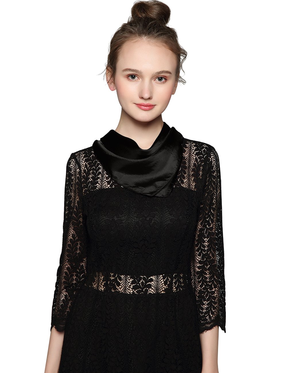 22"x22" Womens Girls Satin Square Scarf For Hair Spring Sheer Neckerchief Silk Blend 50s Neck Scarf 22"x22" Womens Girls Satin Square Scarf For Hair Spring Sheer Neckerchief Silk Blend 50s Neck Scarf