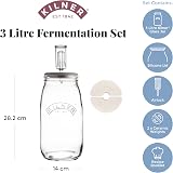 Kilner 3L Fermentation Set Glass Jar with Silicone Lid & Weights view 5