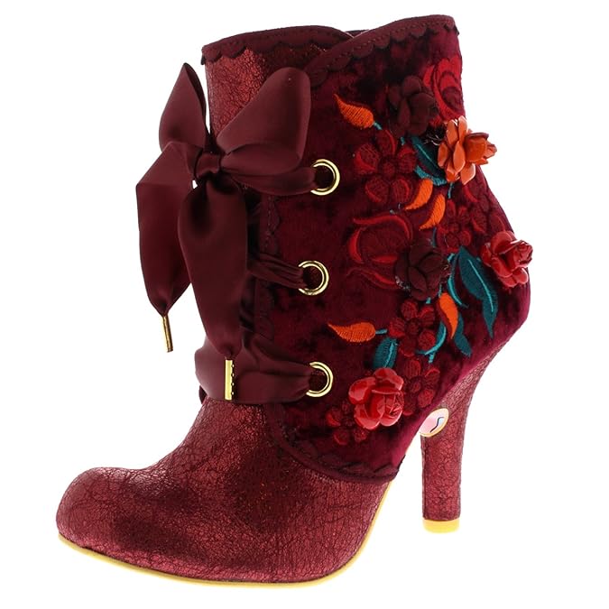 Irregular Choice Damen Autumn Harvest Stiefeletten rot