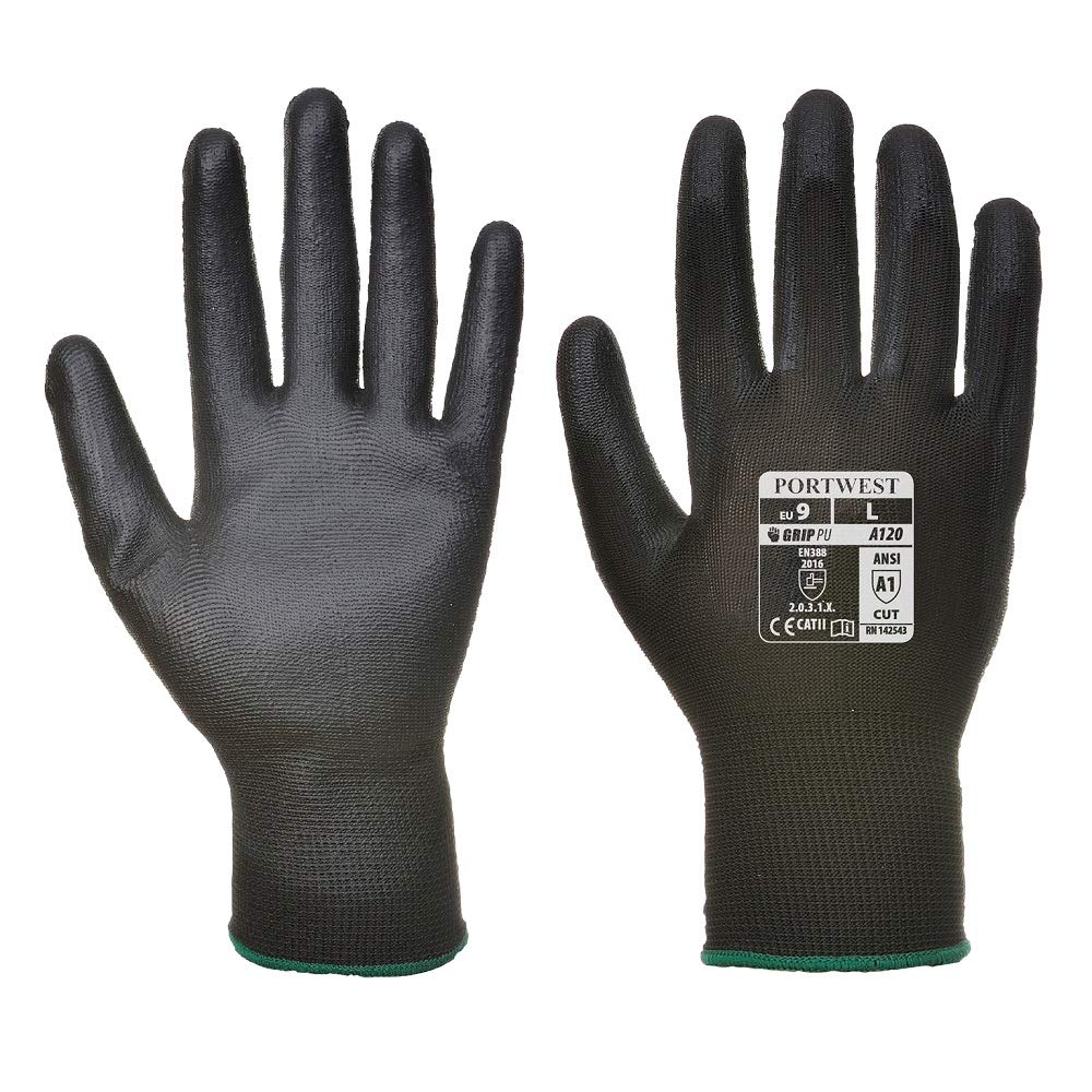 Portwest Vending PU Palm Glove, Size: XXL, Colour: White, VA120W6RXXL - Image 4