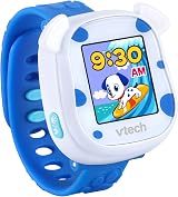 VTech My First KidiSmartwatch Blue Kids Smart Watch Games Camera Step Counter view 3
