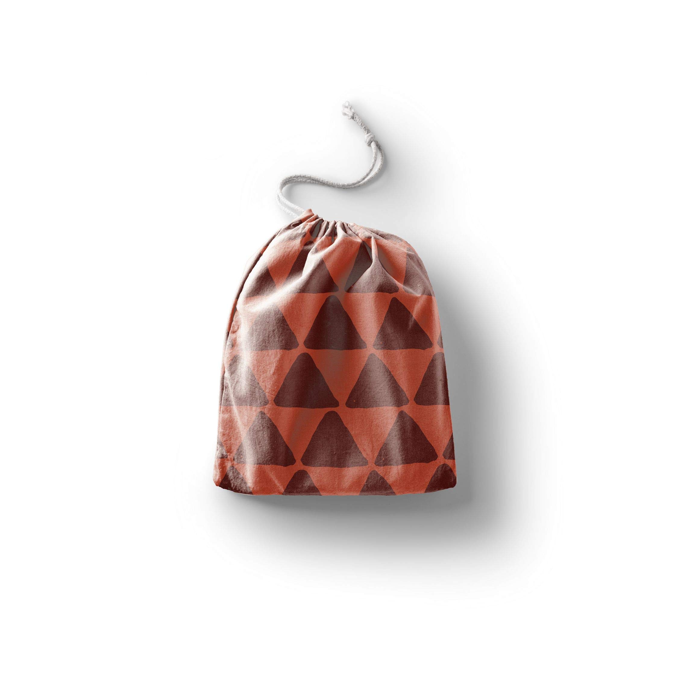 Bonamaison Printed Cotton Produce Bag with Drawstring, Reusable Grocery Bag, Biodegradable Eco-Friendly Bags, Travel Pouch, Sachet Bags, Shopping Bag, Eco Friendly, Foldable, Size: 20x30 Cm