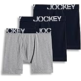 Jockey Men's Underwear ActiveStretch Midway Brief - 3 Pack