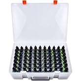 Alcohol Ink Storage Case &amp; Paint Carrying Organizer for 77 Mini Bottles | 77-Bottle Capacity, Foam Insert, Paint &amp; Tattoo Ink Organizer, Travel Container, Case Only, For Artists Studios &amp; Travel