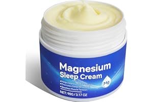 AKARENI Magnesium Cream, Magnesium Lotion for Sleep, Topical Magnesium Oil Cream for Feet, Legs or Arms, Magnesium Sleep Cream with Essential Oils, Lavender, 3.17 Oz - Safe and Easy to Absorb