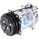 XiaGeng Universal Air Conditioner AC Compressor with Clutch (2 Grooves(Sanden 508))