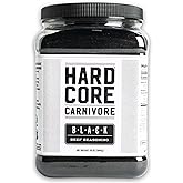 Hardcore Carnivore Black: Activated Charcoal Meat Seasoning Rub (58 oz Mega Pack) Texas-Made, Blend for Steak, Brisket, Burgers, BBQ, Grilling and Smoking