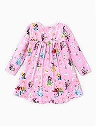 Disney Princess Toddler Girl Dress Character Print