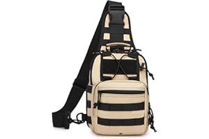 ATBP Small Tactical Sling Backpack Bag for Men Military Shoulder Bag Pack EDC Crossbody Bag for Hiking 7 Liters