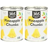 365 by Whole Foods Market, Pineapple Chunks, 20 Ounce (Pack of 2)