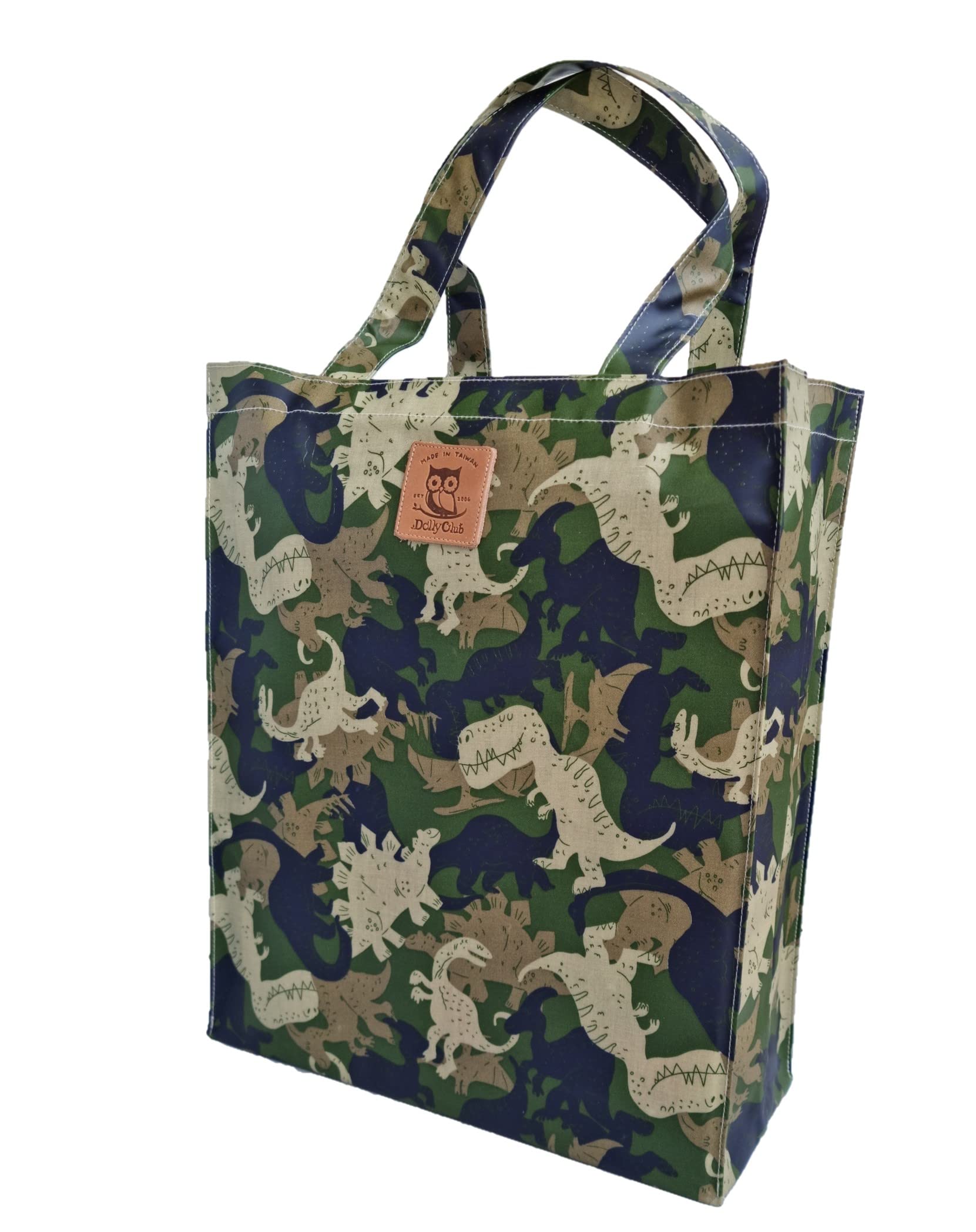SturdyFoot Shopping Bag, Bookbag with Gusset, Music Bag, Tote Bag, Water Proofed Oilcloth Tote, PVC-coated bag