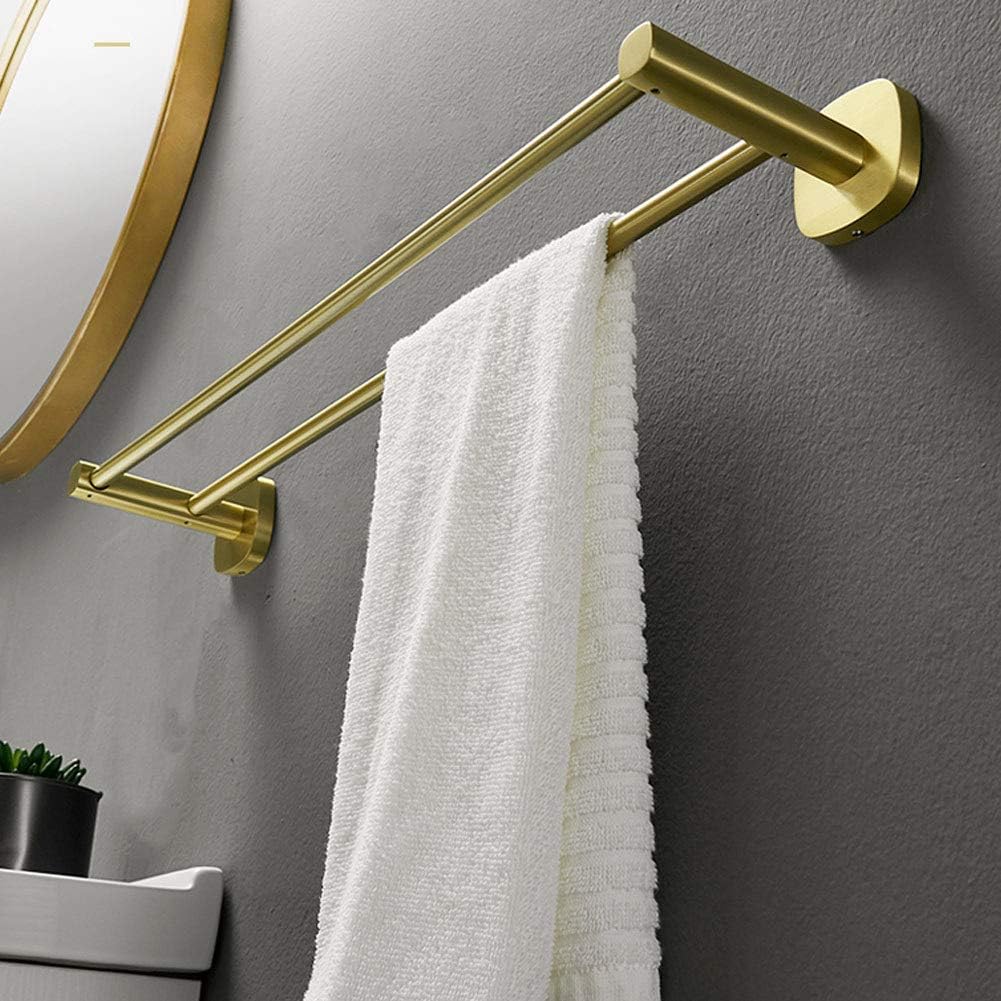 Fijar Sin Taladrar Toalleros De Barra,oro Cepillado Montaje ...