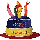 Beistle Plush Happy Birthday Cake Hat