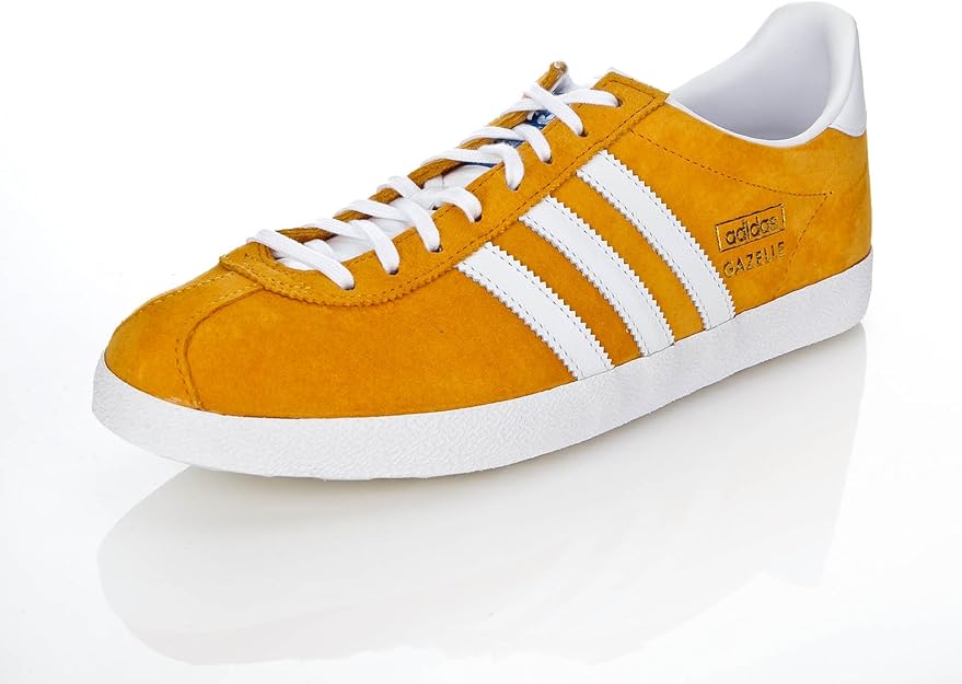yellow adidas gazelle womens
