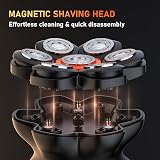 MAXGROOM Head Shavers for Men 7D Waterproof Magnetic Blades USB Type C view 2