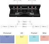 Rapesco 1342 Adjustable 6-Hole Organiser Punch Black 10 Sheet Capacity view 5