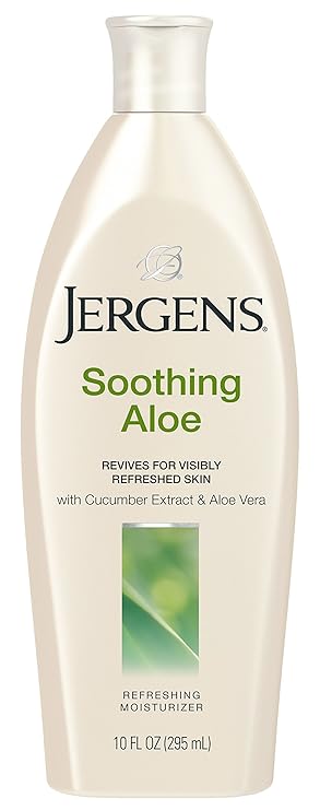 jergens aloe vera lotion on face