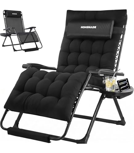 Amazon.com : YOMIFUN XXL Zero Gravity Lounge Chair 33
