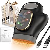 YNSZAS Professional Hand Massager with Heat Compression Therapy, 3 Massage 4 Temperatures 5 Compression Pain Relief Glove, Arthritis & Wrist Carpal Tunnel Neuropathy Circulation, Gifts for Women/Men