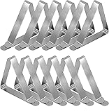Tablecloth Clips, 12 Pack Stainless Steel Heavy
