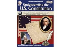 Mark Twain Understanding the US Constitution Workbook, American History Books Covering Articles, Amendments, Three Branches of Government, and More, Classroom or Homeschool Curriculum