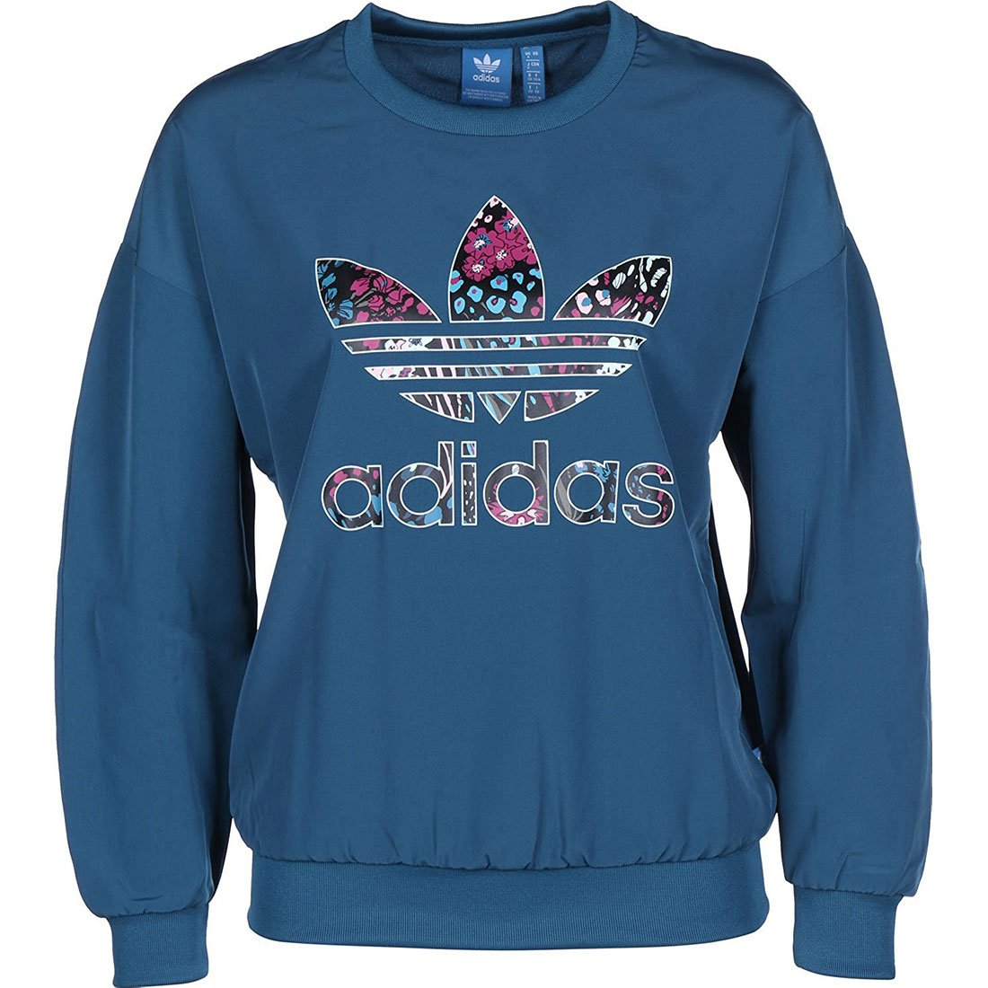 adidas trefoil hoodie multicolor
