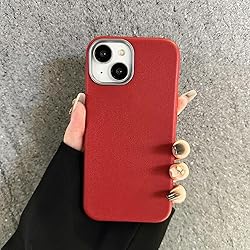 ULXITEYU for iPhone 14 Plus Case Wine Red, Soft TPU