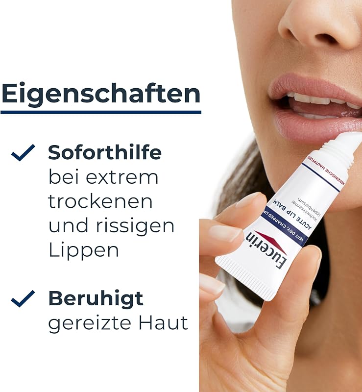 UreaRepair Acute Lip Balm 10 ml, Lippenpflege für trockene Lippen