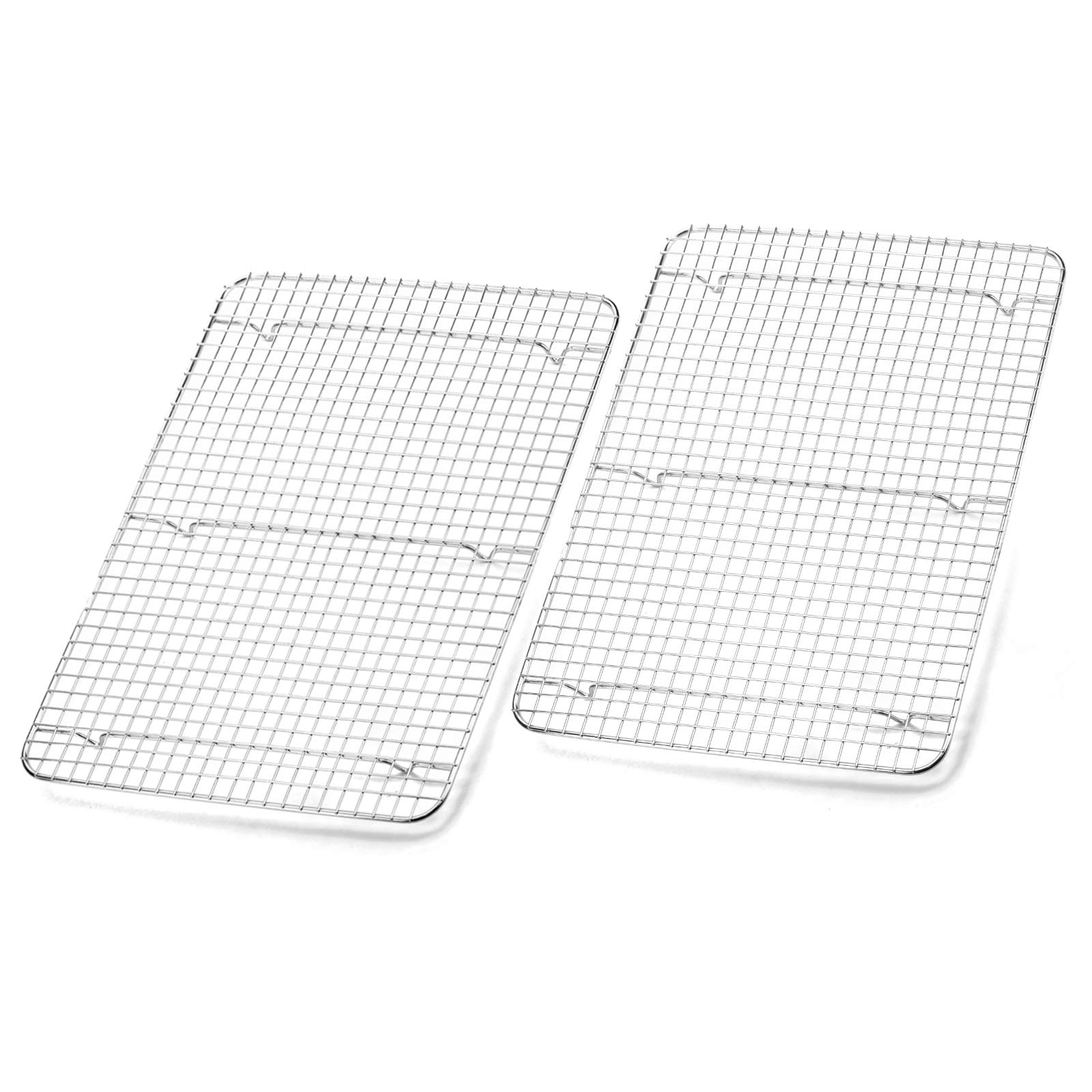 Lawei 2 Pack Cooling Rack Baking Rack - Stainless Steel Oven Safe Rack for Baking, Roasting & Drying, 30.5 x 42 cm