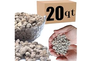 MDPQT 20QT Horticultural Pumice for Plants Professional Sifted - for Succulents, Cactus, Bonsai Plants - 3/8 inch (20QT)