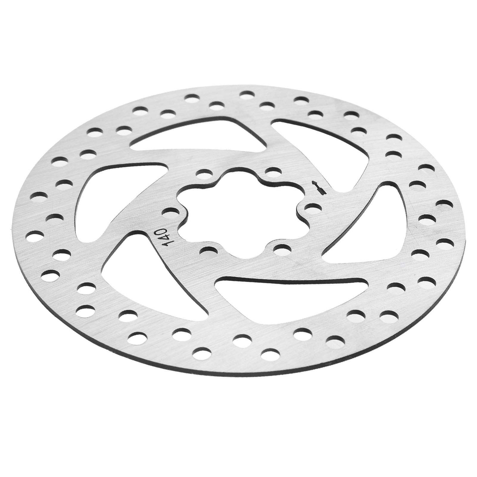 Stainless Steel Electric Scooter Brake Disc Rotor Pad Replacement Parts 5.5in Outer Diameter 1.3in Inner Diameter