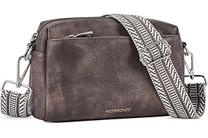 WESTBRONCO Small Crossbody Bags for Women, Shoulder Handbags, Satchel Purse with Adjustable Strap