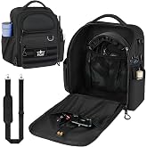 Pilot Bag, Aviation Headset Bag, Flight Bags for Pilots | Multiple Pockets for 15" Laptop, Aviation Plotter &amp; Glasses, Flight Computer, with Shoulder Strap, Gift for Pilots, Black