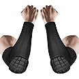 AceList 2PCS Elbow Pads with Padded Compression Shield Shape Arm Sleeves for Protection - Suitable for Basketball, Volleyball